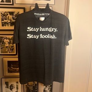Homage Black XL T shirt - Stay Hungry Stay Foolish - Soft